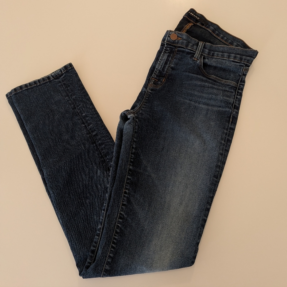 J Brand Straight Leg Jeans Venture Dark Wash Womens Size‎ 28